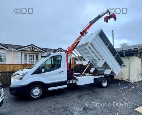 2022 Ford Transit with Crane