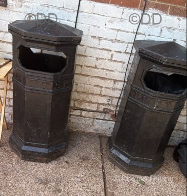 Cast Iron Litter Bins