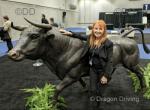 Bronze Bull Sculpture
