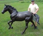 Bronze Horse Sculpture