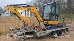 Jcb 8025 Zts Digger with Trailer