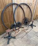 Wheel Hubs, Springs, Cast Iron Stands & Wheel Hub