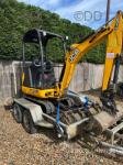 JCB Digger with Trailer