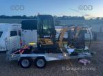 Mini Digger & Ifor Williams Trailer