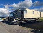 Message or call with the caravan size and pick up and drop off postcodes