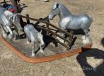 Precious Metal Horse Sculpture