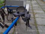 Shetland Cowboy Saddle and Bridle Black